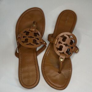 Tory Burch Tan Leather Sandals